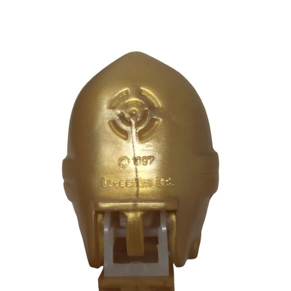 Vintage 1997 Set of 2 Star Wars PEZ Candy Dispensers- C-3PO Robot and Darth Vade - Picture 12 of 16